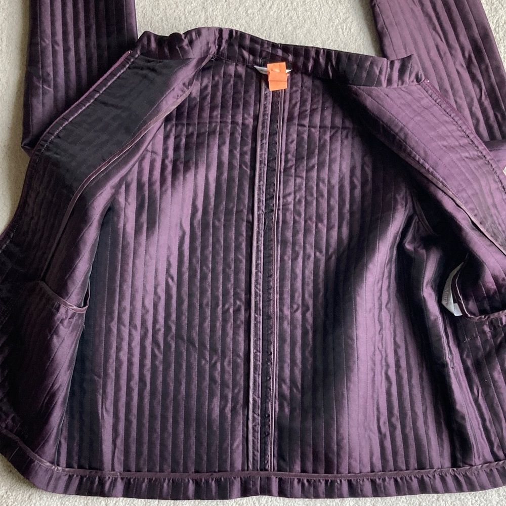 Max Mara polyester blend zip jacket (flawed) - image 2